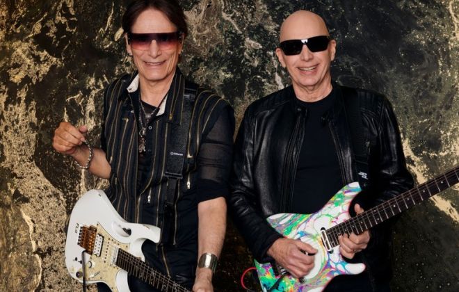 JOE SATRIANI + STEVE VAI vereint mit SATCHVAI "The Sea Of Emotion"